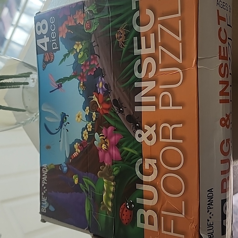 Orange Bug & Insect Puzzle 48 Piece Game